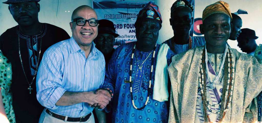 Darren Walker's visit to Nigeria, West Africa in 2014. This image is not available under the 4.0 Creative Commons license.