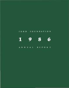 FF Annual Report 1986