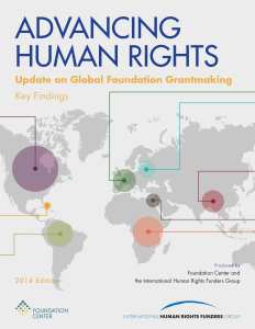 Advancing Human Rights: Update on Global Foundation Grantmaking Key Findings