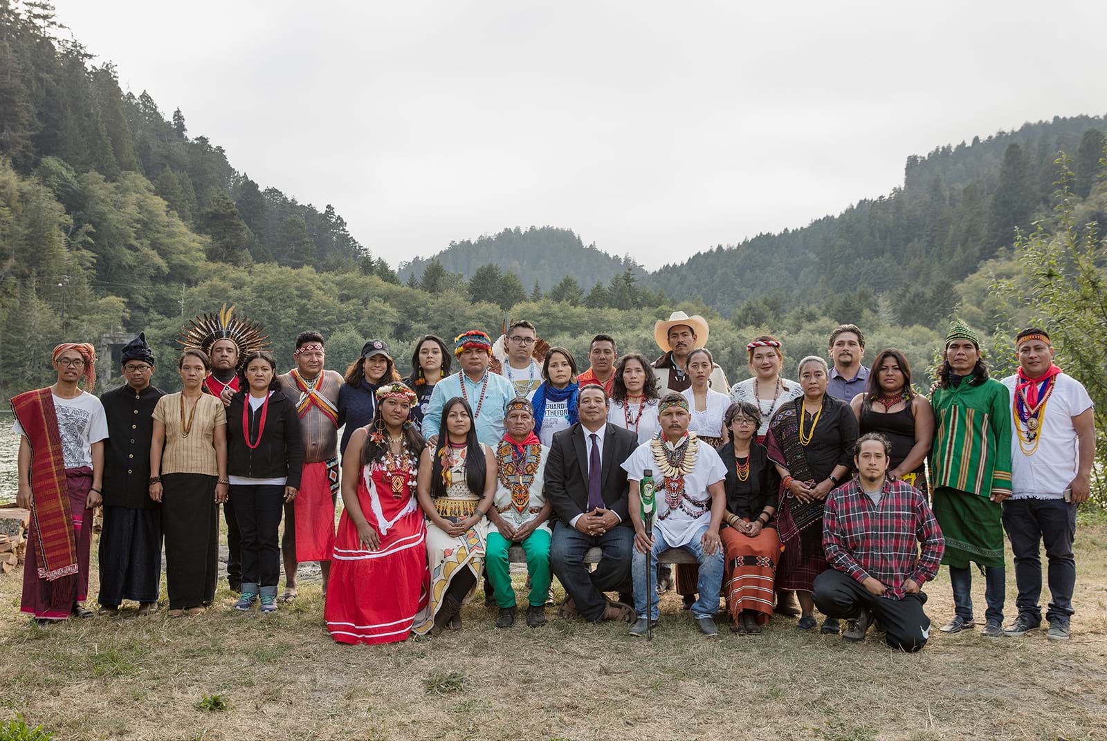 Group shot of indigenous peoples