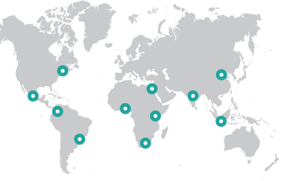 Thematic Area - All regions - Map